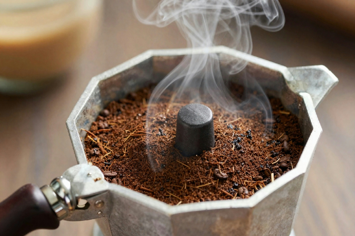 Se sei un amante del caffè, evita di pressare la polvere nella moka: ecco perché il tuo caffè rischia di bruciare!